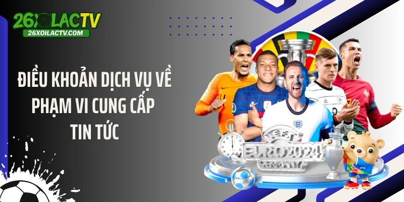 Điều khoản dịch vụ về phạm vi cung cấp tin tức